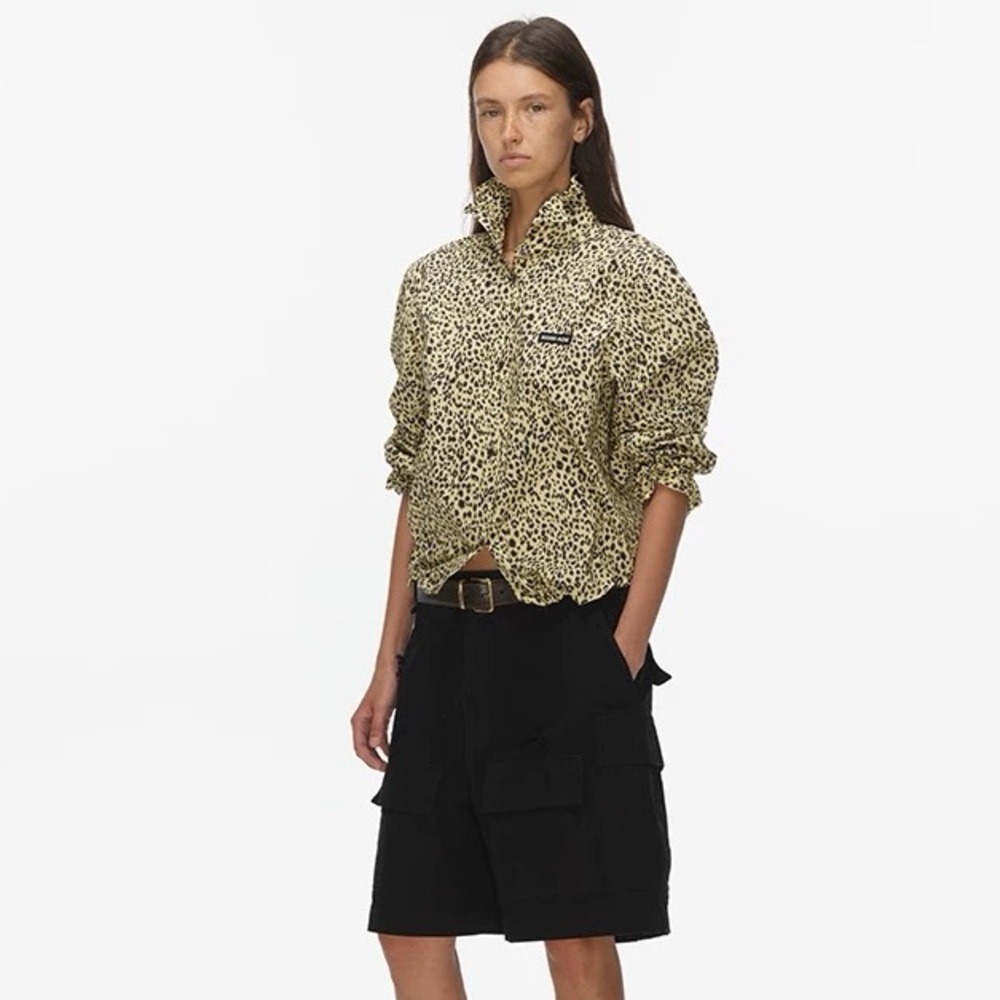 Yellow Leopard/Long Sleeved Shirt